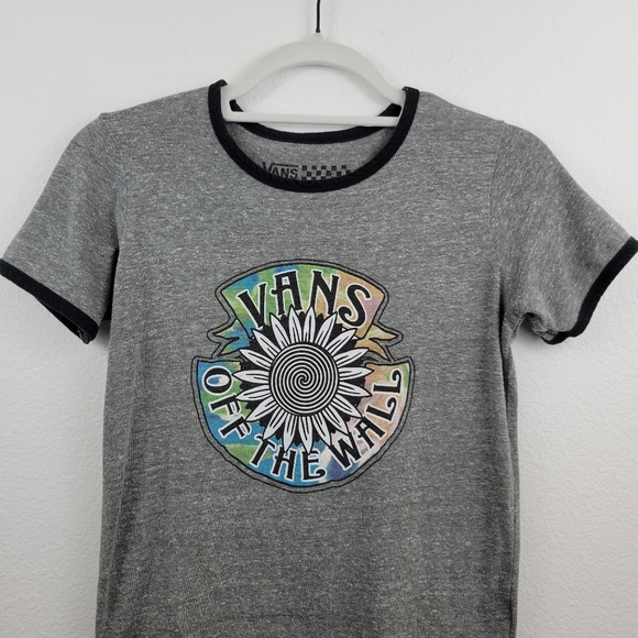Vans Off The Wall Baby Textured T-Shirt Size XSmall - Picture 3 of 11